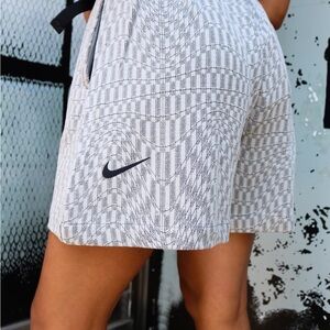 Nike Tech pack geometric shorts with built in adjustable belt